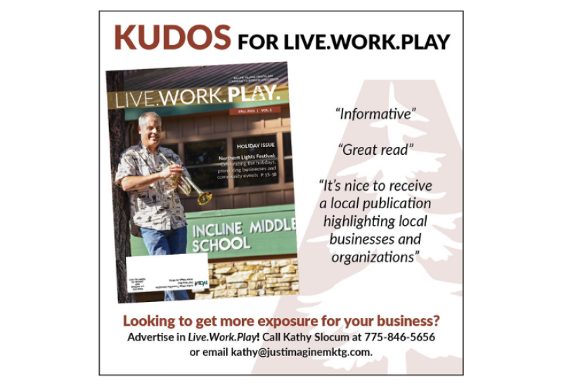 Ad and kudos for Live Work Play Quaterly Magazine