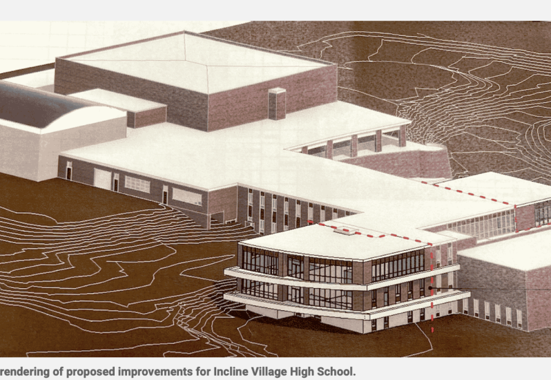 Rendering of planned stadium and improvements